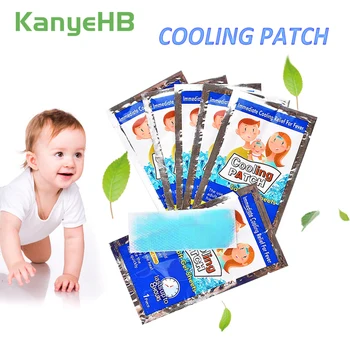 

3bags Cooling Patches Baby Fever Down Medical Plaster Migraine Headache Pad Lower Temperature Ice Gel Polymer Hydrogel A166