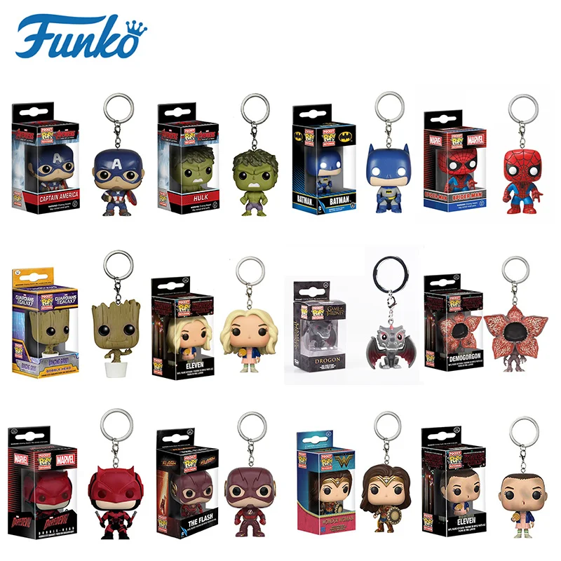 Funko POP keychain Spider-Man Captain America anime figure Marvel Avengers Iron Man Game of Thrones with box
Funko POP keychain Spider-Man Captain America anime figure Marvel Avengers Iron Man Game of Thrones with box