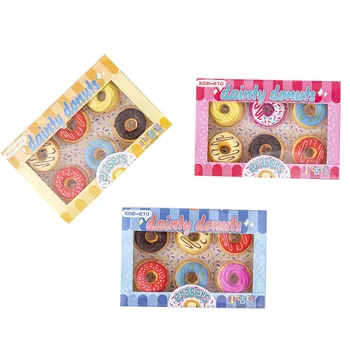 6 pcs/pack Candy Doughnuts Eraser Drawing Pencil Rubber Eraser Primary Student Prizes Stationery office school supplies
6 pcs/pack Candy Doughnuts Eraser Drawing Pencil Rubber Eraser Primary Student Prizes Stationery office school supplies