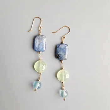 Lily Jewelry Kyanite Prehnite Blue Topaz Earrings 925 Sterling Silver Handmade Drop Earrings Delicate Jewelry For Women Gift
Lily Jewelry Kyanite Prehnite Blue Topaz Earrings 925 Sterling Silver Handmade Drop Earrings Delicate Jewelry For Women Gift