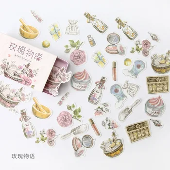 40 pcs /Box Exquisite Rose Little Objects Bullet Decorative Adhesive Stickers Phone Notebook Decoration
40 pcs /Box Exquisite Rose Little Objects Bullet Decorative Adhesive Stickers Phone Notebook Decoration