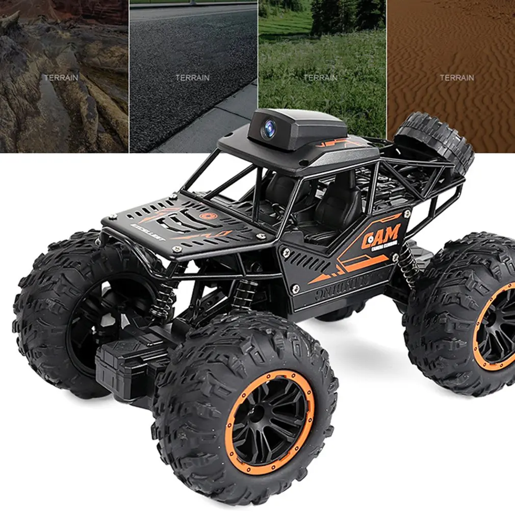 WIFI FPV Off-road Remote Control Car With 720P Camera RC Car Toys High Speed Video Off-road Trucks Toys For Kids Children
WIFI FPV Off-road Remote Control Car With 720P Camera RC Car Toys High Speed Video Off-road Trucks Toys For Kids Children
