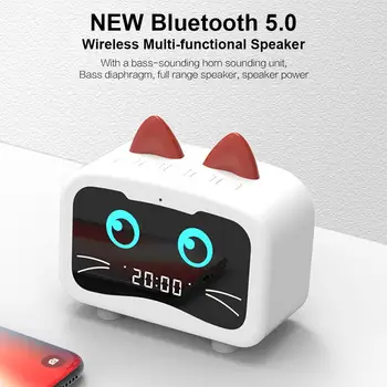 Wireless Multi-functional Bluetooth Speaker Innovative Portable Alarm Clock Small Speaker Card alarm small speaker
Wireless Multi-functional Bluetooth Speaker Innovative Portable Alarm Clock Small Speaker Card alarm small speaker
