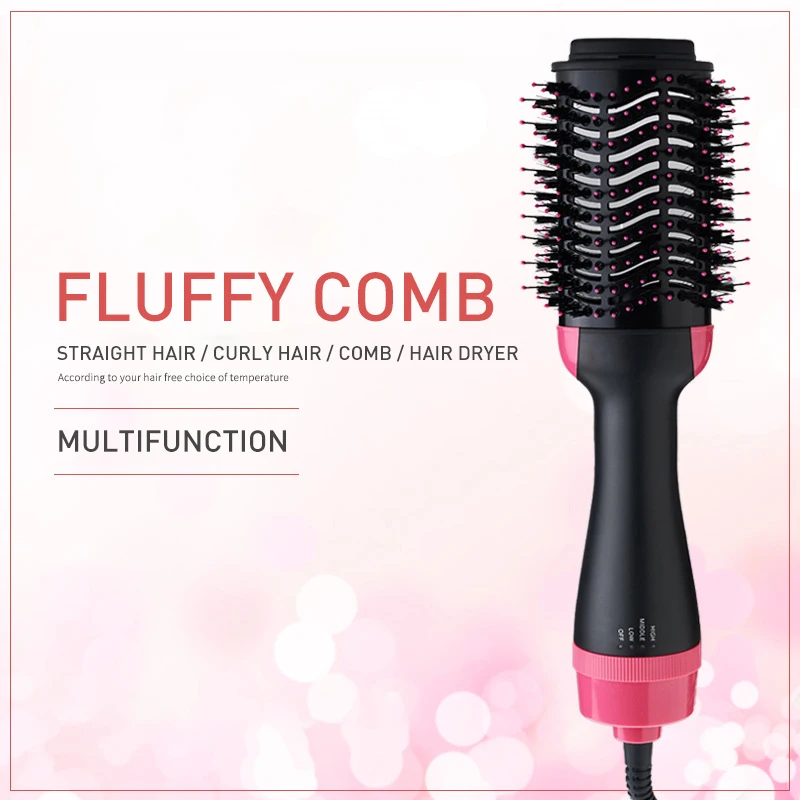 4-In-1 Multi-Function Tangle Hair Comb Volumizer Infrared Negative Anion Hot Air Straight Hair Styling Tool Hot Comb Blow Hair
4-In-1 Multi-Function Tangle Hair Comb Volumizer Infrared Negative Anion Hot Air Straight Hair Styling Tool Hot Comb Blow Hair