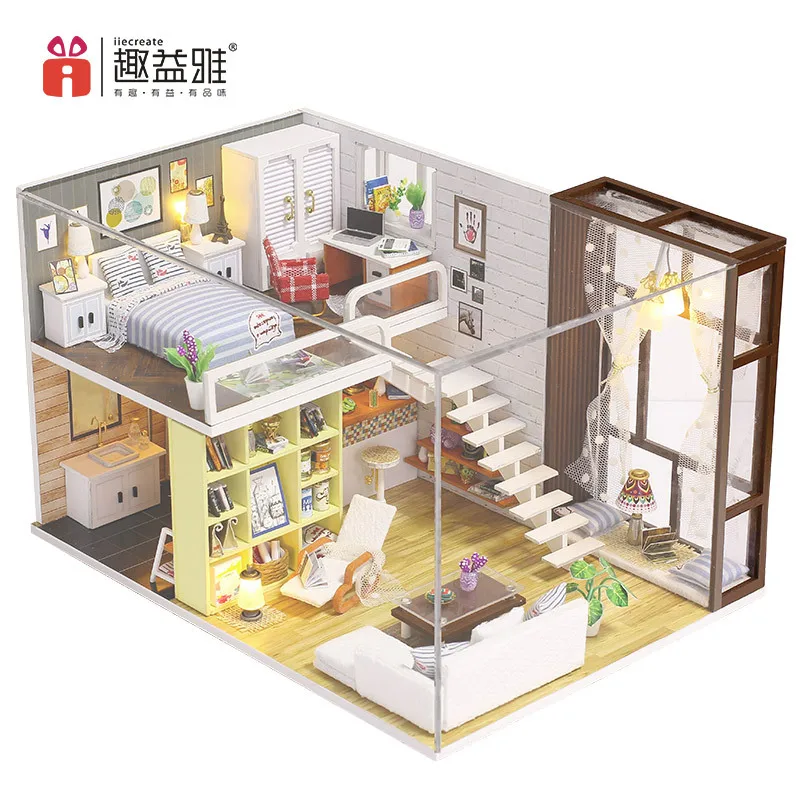 Know with Cover DIY Hut Simple City Creative Educational Hand-made Model Villa Adult Assembled
Know with Cover DIY Hut Simple City Creative Educational Hand-made Model Villa Adult Assembled