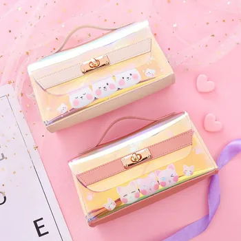1+1 Kawaii Iridescent Laser Pencil Case Quality PU School Supplies Waterproof Bts Stationery Pencilcase School Cute Pencil Box 
1+1 Kawaii Iridescent Laser Pencil Case Quality PU School Supplies Waterproof Bts Stationery Pencilcase School Cute Pencil Box