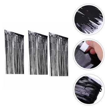 3Pcs Halloween Background Curtain Tassel Hangings Horror Party Curtain for Decor 
3Pcs Halloween Background Curtain Tassel Hangings Horror Party Curtain for Decor