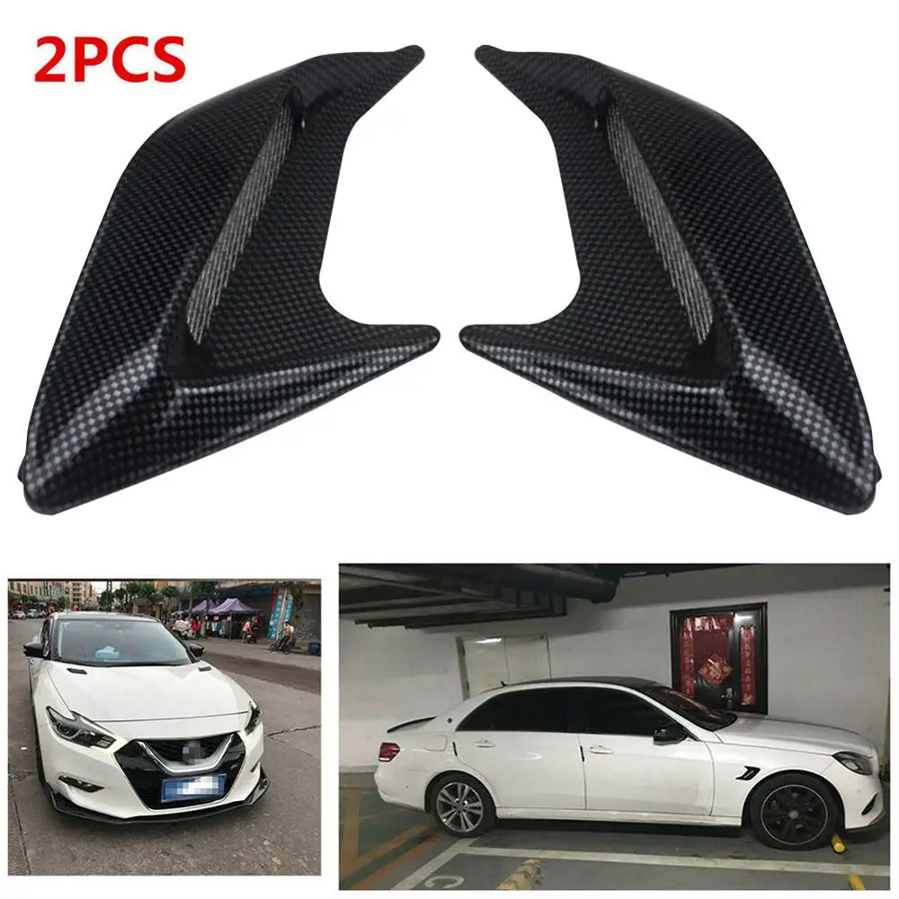 2pcs Carbon Fiber Style Fake Vent Air Flow Fender Deco 3D Shark Grille Sticker Car Simulation Side Vents Decorative 
2pcs Carbon Fiber Style Fake Vent Air Flow Fender Deco 3D Shark Grille Sticker Car Simulation Side Vents Decorative