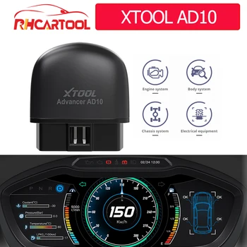 XTOOL AD10 OBD2 Diagnostic Scanner EOBD Bluetooth ELM327 Code Reader Work Android/Windows With HUD Head Up Display for peugeot
XTOOL AD10 OBD2 Diagnostic Scanner EOBD Bluetooth ELM327 Code Reader Work Android/Windows With HUD Head Up Display for peugeot