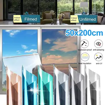200cm One Way Mirror Window Film Insulation Solar Tint Window Film Stickers UV Reflective Privacy Window Film
200cm One Way Mirror Window Film Insulation Solar Tint Window Film Stickers UV Reflective Privacy Window Film