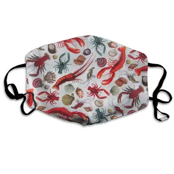 Lobster And Shell Washable Reusable Mask, Cotton Anti Dust Half Face Mouth Mask For Kids Teens Men Women With Adjustable Ear
Lobster And Shell Washable Reusable Mask, Cotton Anti Dust Half Face Mouth Mask For Kids Teens Men Women With Adjustable Ear