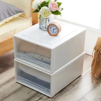 Stackable Storage Drawer Unit Plastic Transparent Stacking Organizer Box Chest For Clothes, Toys, Snacks, Condiments, Toiletries
Stackable Storage Drawer Unit Plastic Transparent Stacking Organizer Box Chest For Clothes, Toys, Snacks, Condiments, Toiletries