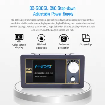DC5005L Digital Voltmeter Ammeter Wattmeter Constant Voltage Current Detector Programmable DP Buck Power Supply module 50V 5A
DC5005L Digital Voltmeter Ammeter Wattmeter Constant Voltage Current Detector Programmable DP Buck Power Supply module 50V 5A