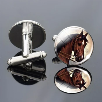 Horse Head Print Glass Dome Cufflinks Men Fashion Wedding Cufflinks Suit Cuff Link Accessories Horse Stuff Gifts
Horse Head Print Glass Dome Cufflinks Men Fashion Wedding Cufflinks Suit Cuff Link Accessories Horse Stuff Gifts
