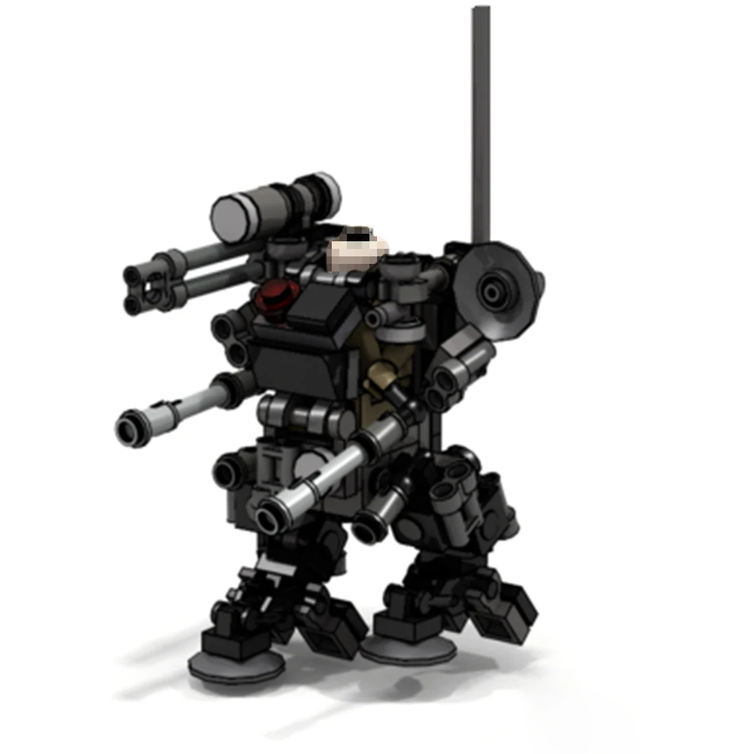 106Pcs MOC Mini Motorized Armor Scout Model Small Particle Building Blocks Educational Toy Set - Black
106Pcs MOC Mini Motorized Armor Scout Model Small Particle Building Blocks Educational Toy Set - Black