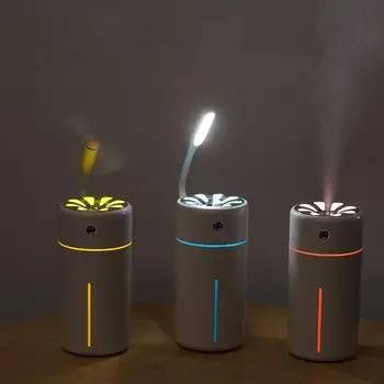 Ultrasonic Cool Mist Humidifier Portable Mini USB Powered Humidifier LED Light Mute Humidifier With Mini Fan For Home Car Office
Ultrasonic Cool Mist Humidifier Portable Mini USB Powered Humidifier LED Light Mute Humidifier With Mini Fan For Home Car Office