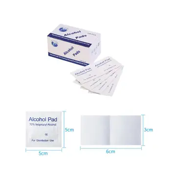 Useful 100Pcs/Pack Alcohol Swabs Pads Skin Cleaner External Use Antiseptic Wipes 70% Isopropyl For Your Health Care
Useful 100Pcs/Pack Alcohol Swabs Pads Skin Cleaner External Use Antiseptic Wipes 70% Isopropyl For Your Health Care