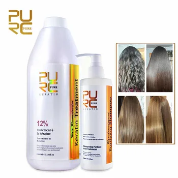 PURC 12% Formalin Brazilian Chocolate Keratin Hair Straightening Treatment + Purifying Shampoo Repair Damaged Hair Care Set
PURC 12% Formalin Brazilian Chocolate Keratin Hair Straightening Treatment + Purifying Shampoo Repair Damaged Hair Care Set