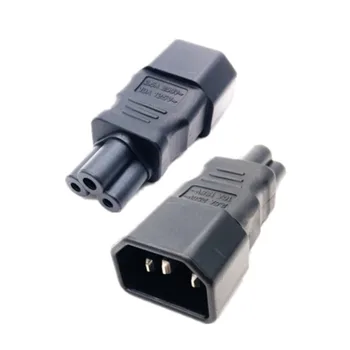 IEC320 C14 to C5 pdu UPS plug female Power adapter PLUG CONVERTER C6 to C13 Changer*