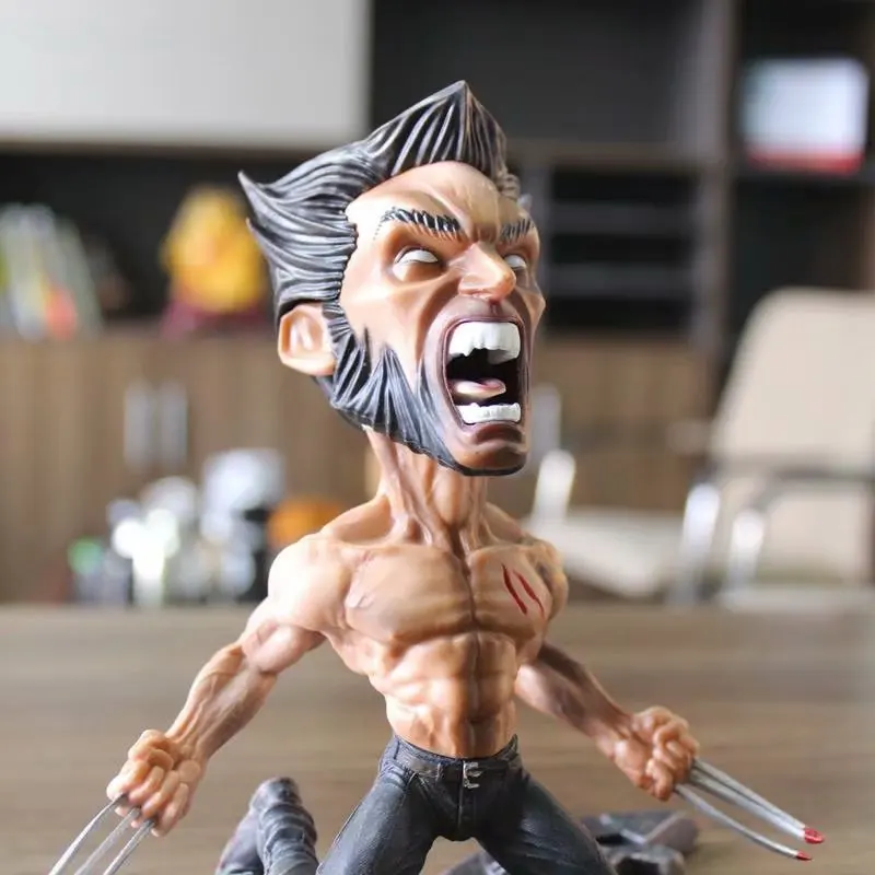Marvel Anime Figure X-MAN Wolverine Logan Howlett Statue Anger Face Super Herro Figure Model 17cm PVC Toys
Marvel Anime Figure X-MAN Wolverine Logan Howlett Statue Anger Face Super Herro Figure Model 17cm PVC Toys