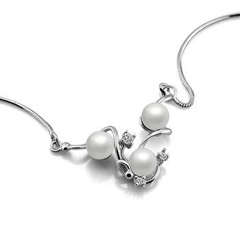 Fashion high quality pearl pendant Necklaces For Women Silver Color Long Chain Charm lady silver Female Pendant Necklace Jewelry
Fashion high quality pearl pendant Necklaces For Women Silver Color Long Chain Charm lady silver Female Pendant Necklace Jewelry
