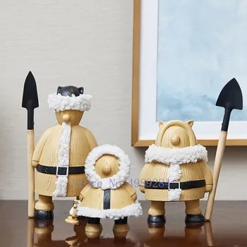 Nordic modern Creative Eskimos Resin Sculpture Crafts ornaments Home desktop decoration miniature figurines accessories
Nordic modern Creative Eskimos Resin Sculpture Crafts ornaments Home desktop decoration miniature figurines accessories