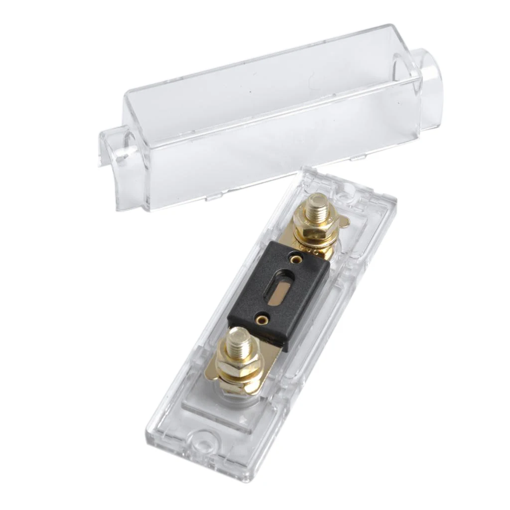 Car 300A ANL Fuse Holder Distribution Block 0 4 AWG In-8 AWG Out Car 300A ANL Fuse Holder Distribution Block 0 4 AWG In-8 AWG Out