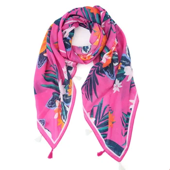 Women's Print Scarf Travel Shaw Tropical Plant Color Fringed Beach Towel chale femme Long Scarf Warm Wrap Shawl
Women's Print Scarf Travel Shaw Tropical Plant Color Fringed Beach Towel chale femme Long Scarf Warm Wrap Shawl