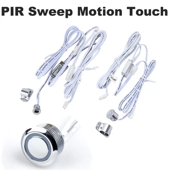 Touch sensor switch Hand Sweep Switch 5A 12V-24V IR Motion Sensor Hand Wave Scan Smart LED Closet Cabinet light/Wardrobe lamp
Touch sensor switch Hand Sweep Switch 5A 12V-24V IR Motion Sensor Hand Wave Scan Smart LED Closet Cabinet light/Wardrobe lamp