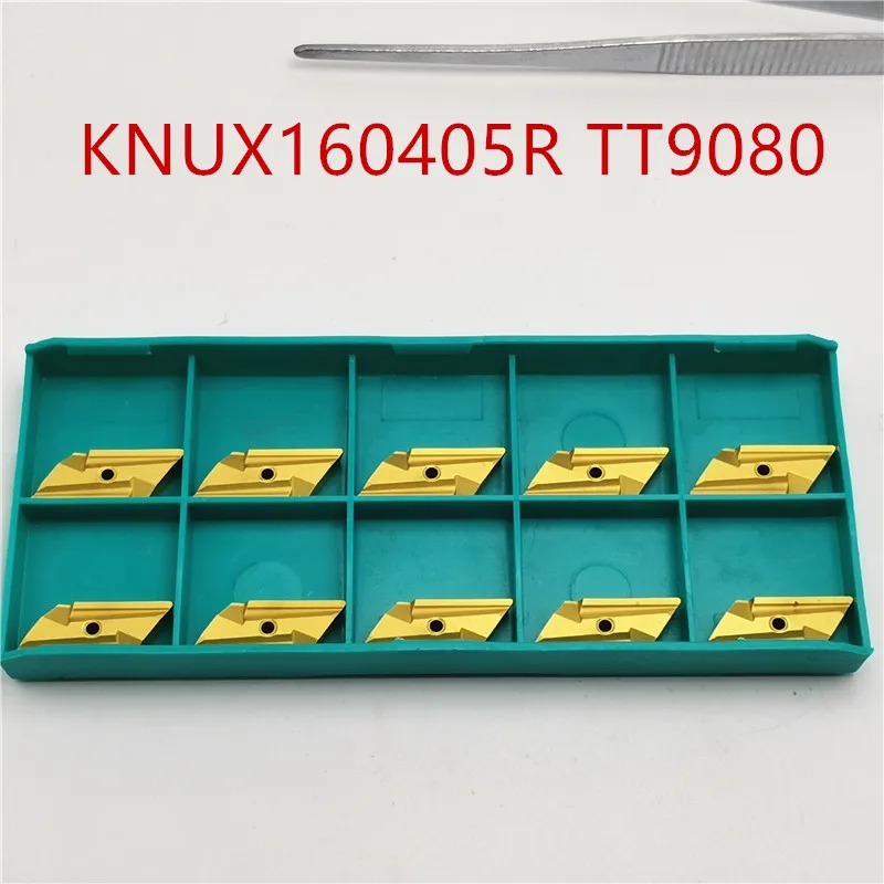 10PCS KNUX160405R TT9080 KNUX 160405 R TT9080 Carbide insert turning tool lathe cutter milling cutter CNC cutting tool
10PCS KNUX160405R TT9080 KNUX 160405 R TT9080 Carbide insert turning tool lathe cutter milling cutter CNC cutting tool
