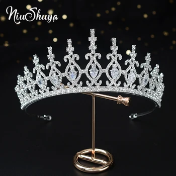 NiuShuya Luxurious Bridal Tiara Crown Princess Bride Crystal Diadem For Women Prom Hair Ornaments Wedding Bridal Head Jewelry
NiuShuya Luxurious Bridal Tiara Crown Princess Bride Crystal Diadem For Women Prom Hair Ornaments Wedding Bridal Head Jewelry