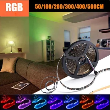 LED Strip Waterproof RGB LED strip lamp USB SMD5050 DC5V 0.5M-5M TV PC Screen Background Lights Lamp Kit dimmable Lighting
LED Strip Waterproof RGB LED strip lamp USB SMD5050 DC5V 0.5M-5M TV PC Screen Background Lights Lamp Kit dimmable Lighting