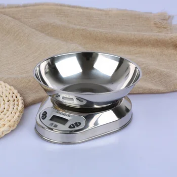 Stainless Steel Kitchen Scale Food Electronic Scale Precision Baking Scale for Home Bakery
Stainless Steel Kitchen Scale Food Electronic Scale Precision Baking Scale for Home Bakery
