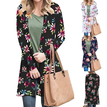 Autumn Long Cardigans 2019 Fashion Womens Flower Print Coat Casual Long Sleeve Blue Pink Female V Neck Cardigan Plus Size S-XXXL
Autumn Long Cardigans 2019 Fashion Womens Flower Print Coat Casual Long Sleeve Blue Pink Female V Neck Cardigan Plus Size S-XXXL
