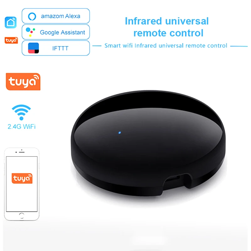 Universal Tuya WiFi IR Remote Controller For Air Conditioner TV Smart Home Infrared Remote Control Work With Alexa Google Home
Universal Tuya WiFi IR Remote Controller For Air Conditioner TV Smart Home Infrared Remote Control Work With Alexa Google Home