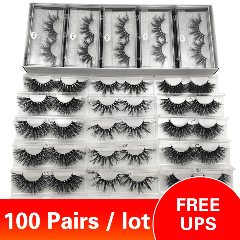 Free UPS 100 Pairs / Lot 25mm Lashes Wholesale 3d Mink Lashes Dramatic Long False Eyelashes Make Up Eyelashes Wholesale Bulk
Free UPS 100 Pairs / Lot 25mm Lashes Wholesale 3d Mink Lashes Dramatic Long False Eyelashes Make Up Eyelashes Wholesale Bulk