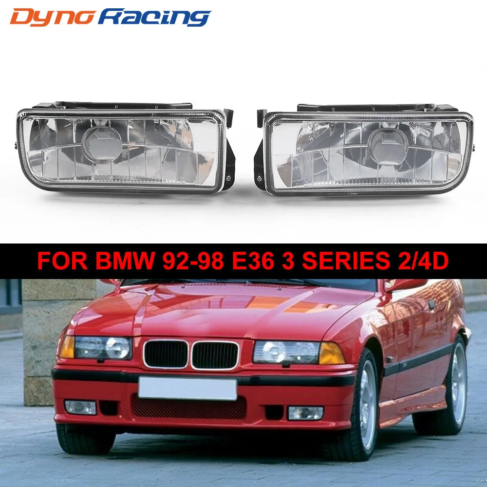 Fog Lights Lamps Front Crystal Clear Lens For BMW 92-98 E36 3 Series 2/4D Without Blubs Left +Right 63178357389 63178357390
Fog Lights Lamps Front Crystal Clear Lens For BMW 92-98 E36 3 Series 2/4D Without Blubs Left +Right 63178357389 63178357390