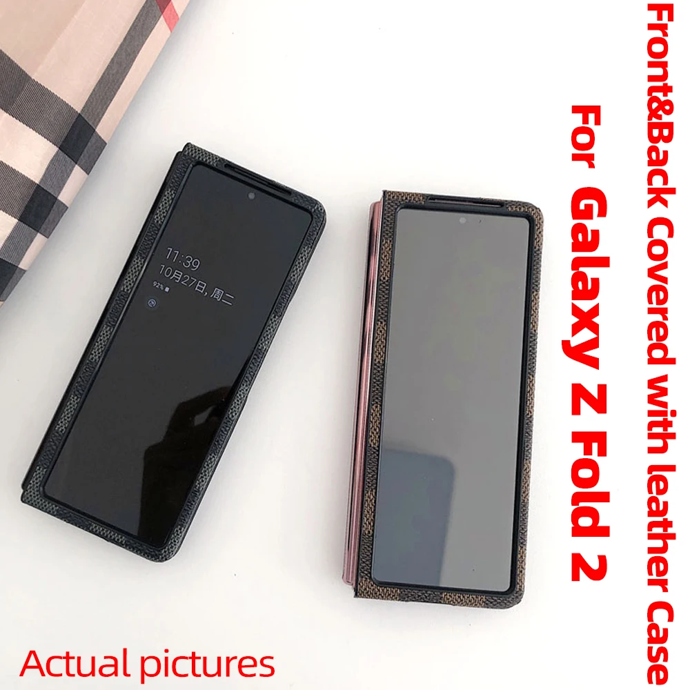 For Galaxy Z Fold 2 Case for Galaxy Z Fold2 5G front and back covered with Luxury leather Case For Galaxy Z Fold2 5G Case
For Galaxy Z Fold 2 Case for Galaxy Z Fold2 5G front and back covered with Luxury leather Case For Galaxy Z Fold2 5G Case