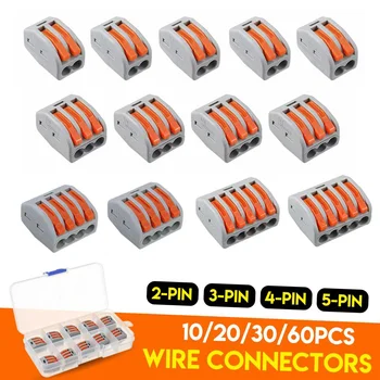 2/3/4/5Pin Wire Connector Terminal Block Conductor Threader Splitter Universal Connector Terminals Electric Cable Wire Connector
2/3/4/5Pin Wire Connector Terminal Block Conductor Threader Splitter Universal Connector Terminals Electric Cable Wire Connector