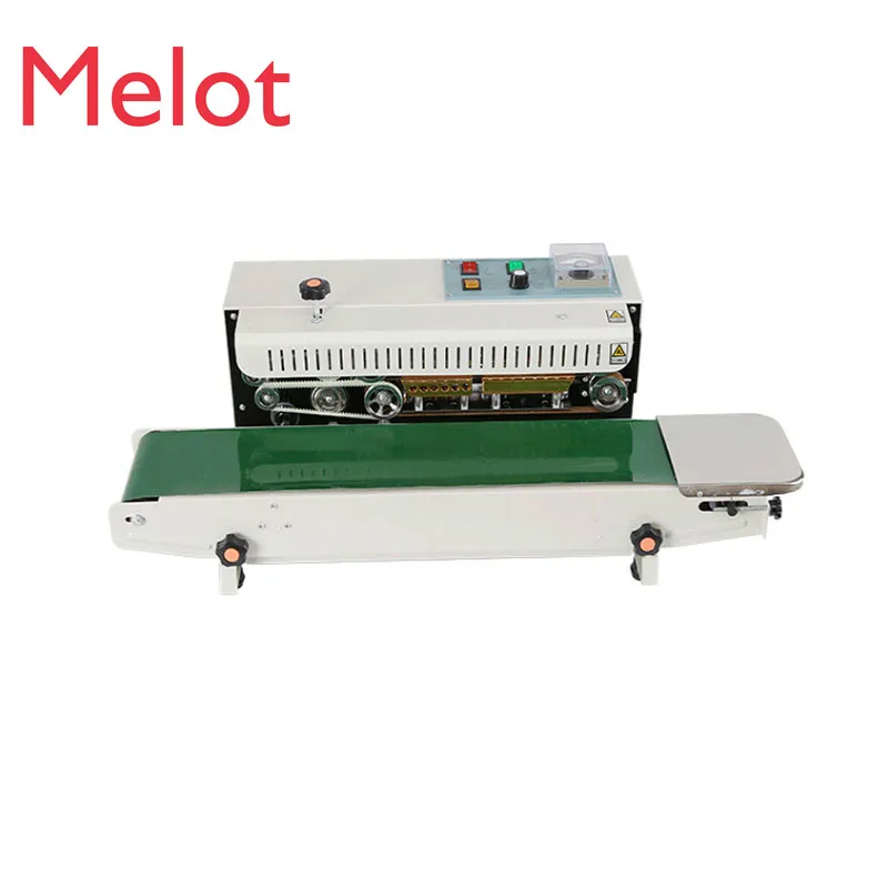 FR-900 Continuous Automatic Film Sealing Machine, 220V / 110V Aluminum Foil Seal Food Packaging Machine
FR-900 Continuous Automatic Film Sealing Machine, 220V / 110V Aluminum Foil Seal Food Packaging Machine