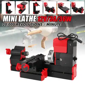 DC12V 3A 36W Mini Lathe Milling Machine Bench Drill DIY Woodworking Power Tool General Woodworking Driller Metal Wood Lathes
DC12V 3A 36W Mini Lathe Milling Machine Bench Drill DIY Woodworking Power Tool General Woodworking Driller Metal Wood Lathes