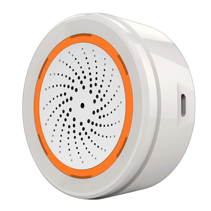 Tuya Smarthome Zigbee Temperature Humidity Sensor Built-in Siren Alarm 3in1 90DB Sound Light Sensor WithUSB Powered APP Control
Tuya Smarthome Zigbee Temperature Humidity Sensor Built-in Siren Alarm 3in1 90DB Sound Light Sensor WithUSB Powered APP Control