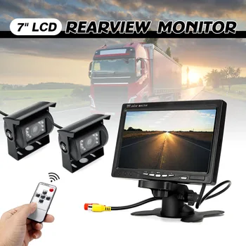 7inch Waterproof Wireless Car Monitor TFT LCD Car Rear View Camera Night Vision Reversing +1/2 Rear Camera for Bus RV Trailer
7inch Waterproof Wireless Car Monitor TFT LCD Car Rear View Camera Night Vision Reversing +1/2 Rear Camera for Bus RV Trailer
