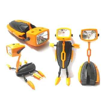 1pc LED Robot Flashlight Torch Deformation Mini Multifunction Lamp Robot Nightlight Tent Camping Accessories Robot Toy For Child
1pc LED Robot Flashlight Torch Deformation Mini Multifunction Lamp Robot Nightlight Tent Camping Accessories Robot Toy For Child