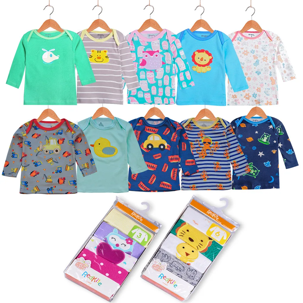 5 PCS Baby Boys Girls Clothing 2019 Spring Autum Cartoon pattern T Shirt Baby Long Sleeve Tops Cotton Infant Kids Clothes
5 PCS Baby Boys Girls Clothing 2019 Spring Autum Cartoon pattern T Shirt Baby Long Sleeve Tops Cotton Infant Kids Clothes