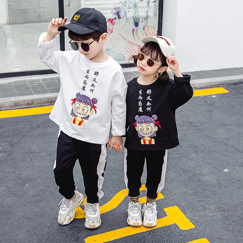Girls Autumn Set 2019 New Style Korean-style Children Cartoon Sweater Sports Two-Piece Set
Girls Autumn Set 2019 New Style Korean-style Children Cartoon Sweater Sports Two-Piece Set