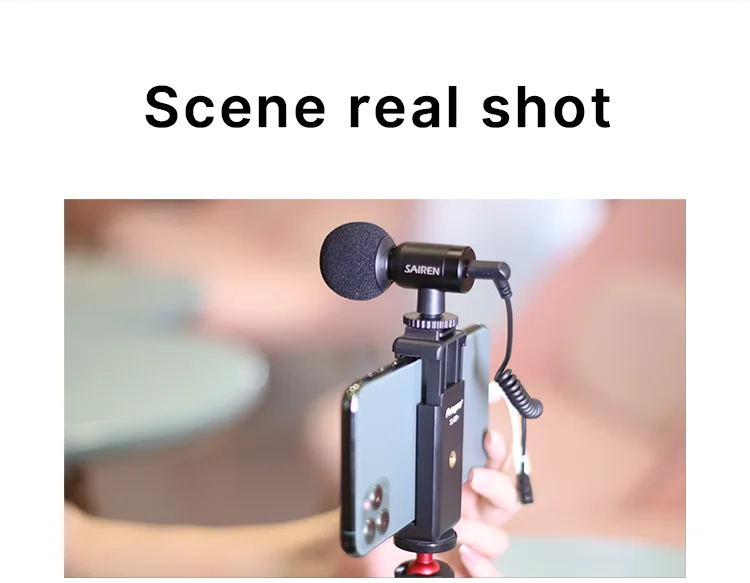 SAIREN NANO Mini Record Microphone Super Cardioid TRS TTRS Mic for Gopro 8 7 6 Sony A6400 SLR Camera Smartphone Video Vlog SAIREN NANO Mini Record Microphone Super Cardioid TRS TTRS Mic for Gopro 8 7 6 Sony A6400 SLR Camera Smartphone Video Vlog