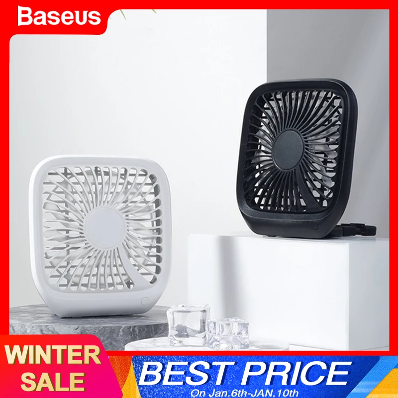 Baseus 3-Speed USB Cooling Fan Silent Small Fan For Car Backseats Air Conditioner Mini USB Fan For Office Gadgets Desktop Desk
Baseus 3-Speed USB Cooling Fan Silent Small Fan For Car Backseats Air Conditioner Mini USB Fan For Office Gadgets Desktop Desk