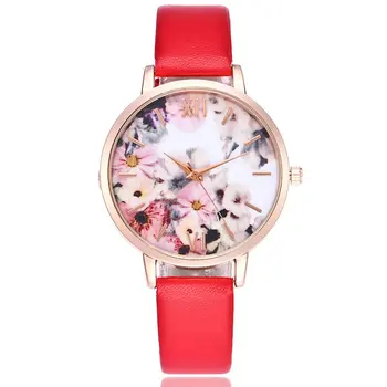 Women Watch Quartz Watch Leather Belt Simple Design Flower Pattern Round Dial Rugged Big Round Classic Dial Flowers Pattern
Women Watch Quartz Watch Leather Belt Simple Design Flower Pattern Round Dial Rugged Big Round Classic Dial Flowers Pattern