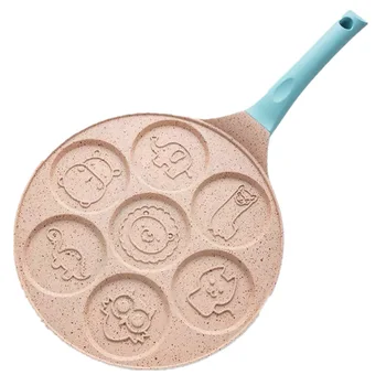 Mini Portable Ergonomic Design Flat Base Easy Clean Pancake Pan Frying 7 Holes Non Stick Cooking Tool Cartoon Animal Mold
Mini Portable Ergonomic Design Flat Base Easy Clean Pancake Pan Frying 7 Holes Non Stick Cooking Tool Cartoon Animal Mold